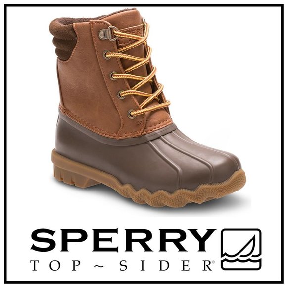 Sperry Other - SPERRY Avenue Duck Boot Big Kids 1M Waterproof EUC